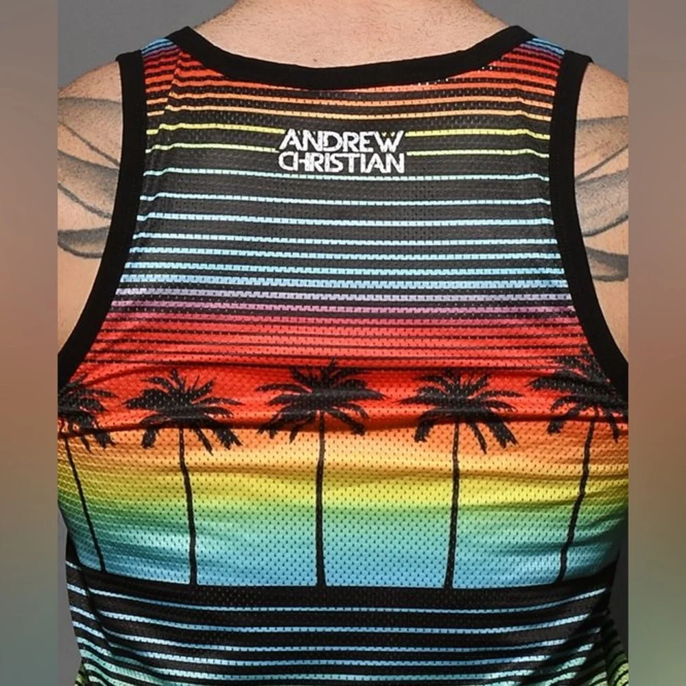 Sunset Mesh Tank - Picture 2 of 7